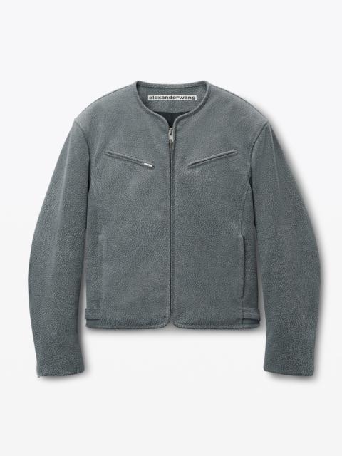 Alexander Wang Oversized Boxy Moto Jacket