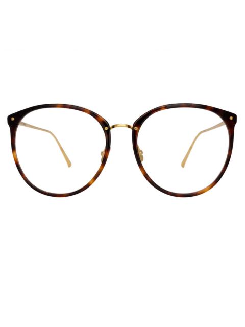 LINDA FARROW THE KINGS | OVERSIZED OPTICAL FRAME IN TORTOISESHELL (C9)