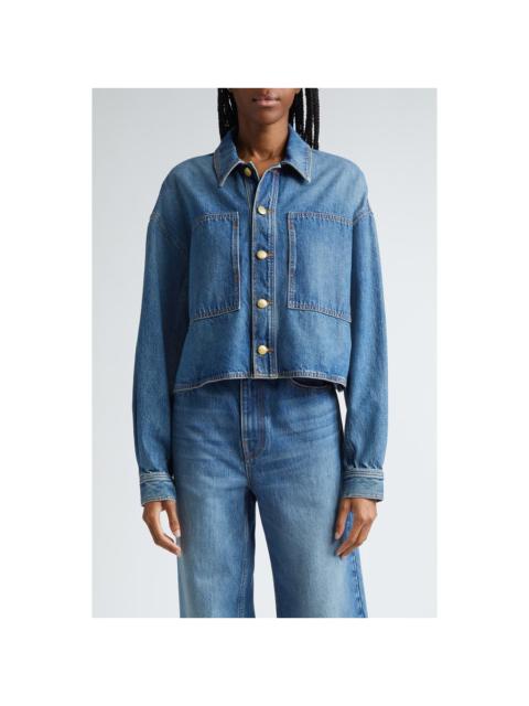 ULLA JOHNSON Ulla Johnson The Bobbi Denim Jacket in Danube at Nordstrom