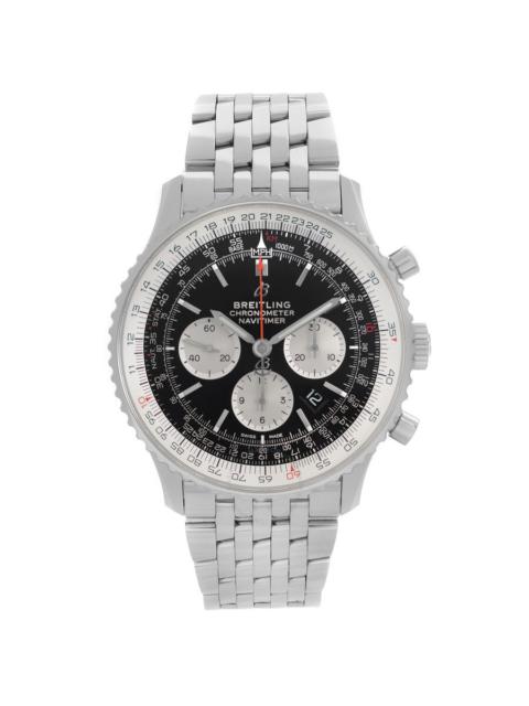 BREITLING Pre-owned Breitling Navitimer Chronograph Automatic Chronometer Black Dial Men's Watch AB0127211B1A1