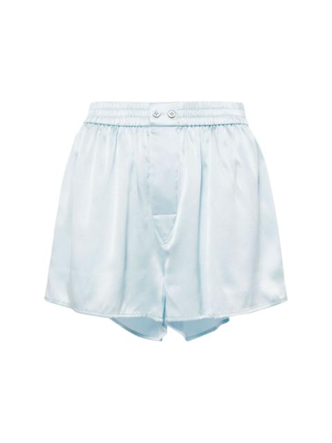 Alexander Wang tulle cut-out shorts