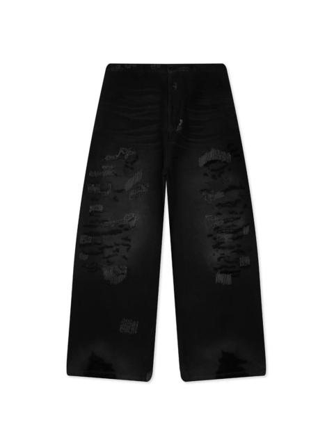 Acne Studios MENDED TROUSERS - BLACK