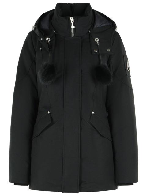 MOOSE KNUCKLES Moose Knuckles 'Original 3Q 2.0' Black Cotton Blend Down Jacket Women
