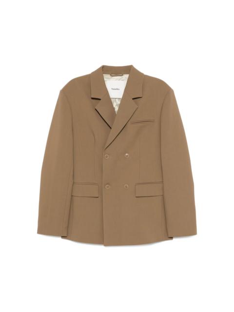 double-breasted blazer