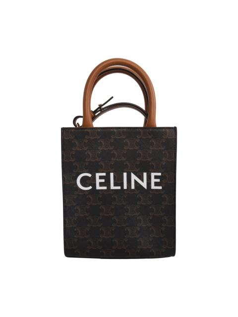 CELINE Celine Triomphe canvas Mini Vertical Cabas Brown