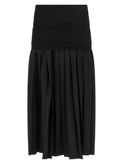 MM6 Maison Margiela Double layer skirt