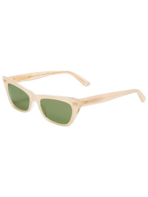 Valentino Valentino Green Cat Eye Ladies Sunglasses VLS-176 A 51