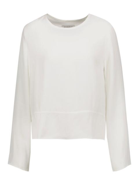 Sandro Cutout jacquard top