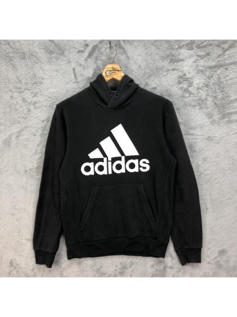 adidas 90's Adidas Big Logo Pullover Black Hoodies #4935-30