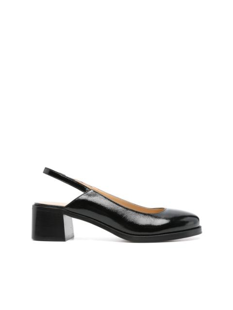 Jade slingback pumps