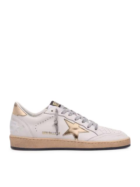 Golden Goose Golden Goose Deluxe Brand Women Ball-Star Sneakers With Golden Star And Tab On The Heel