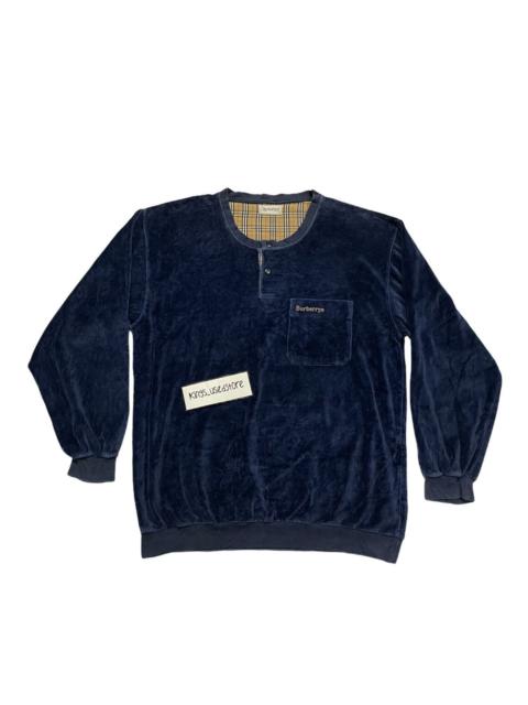 Burberry Vintage burberry velvet sweatshirt