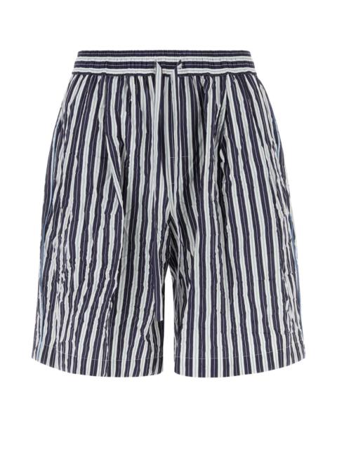 Dolce & Gabbana Dolce & Gabbana Men Embroidered Viscose Blend Bermuda Shorts