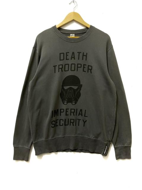Other Designers Uniqlo - Star wars Death Trooper Big Logo Sweatshirt Grey