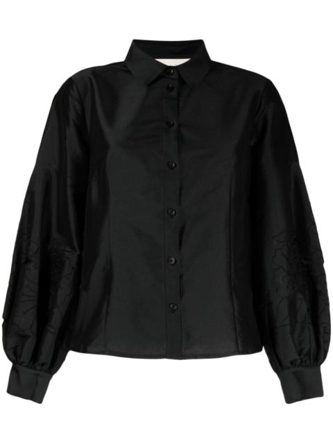 SACHIN & BABI Astor satin-finish shirt