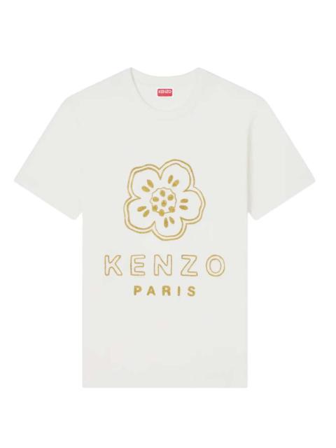 KENZO Kenzo Men Slim-Fit Cotton T-Shirt With "Boke Flower" Embroidery