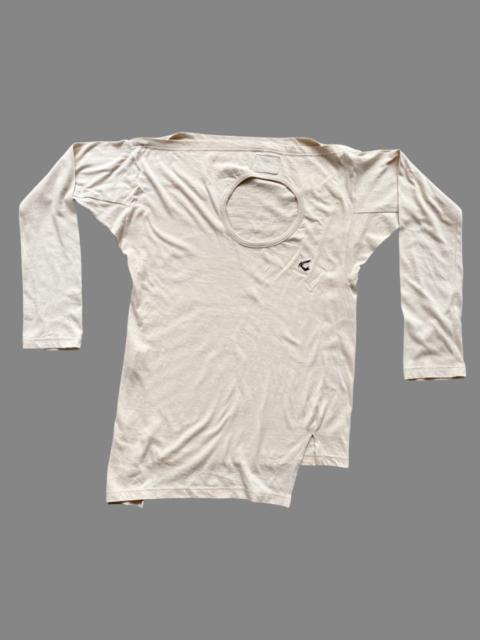Vivienne Westwood Vintage 90’s Flat Asymmetric Open Back Long Sleeve