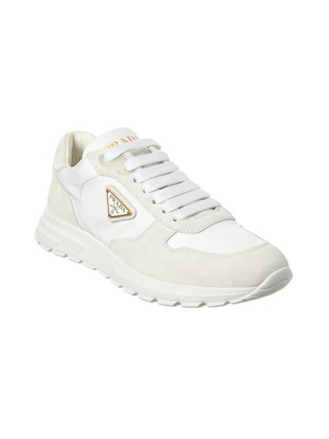Prada Prada Prax Re-Nylon & Leather Sneaker