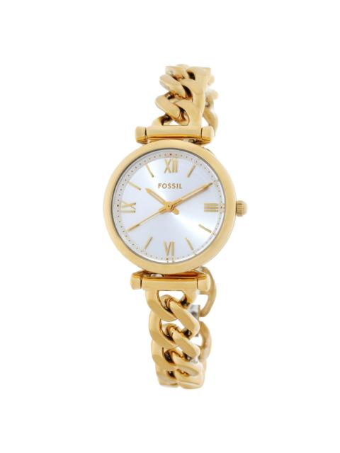 Other Designers Open Box - Fossil Carlie Quartz Silver Dial Ladies Watch ES5329