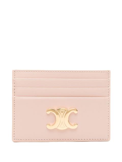 CELINE Celine Women Triomphe Leather Card Case
