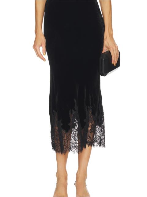 CAMI NYC Georgiana Velvet Skirt