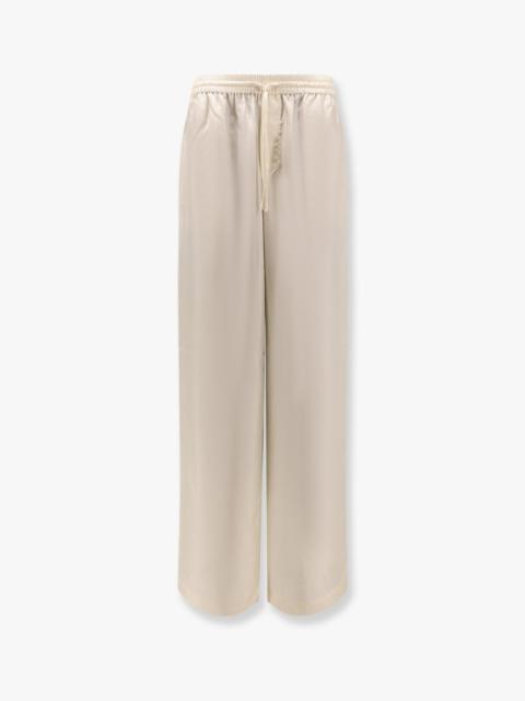 RÓHE Rohe Jogger Silk Trousers Beige