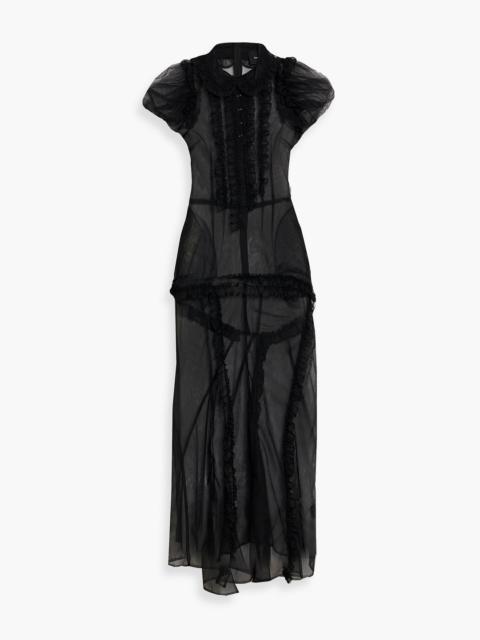 Simone Rocha Ruffled tulle midi dress