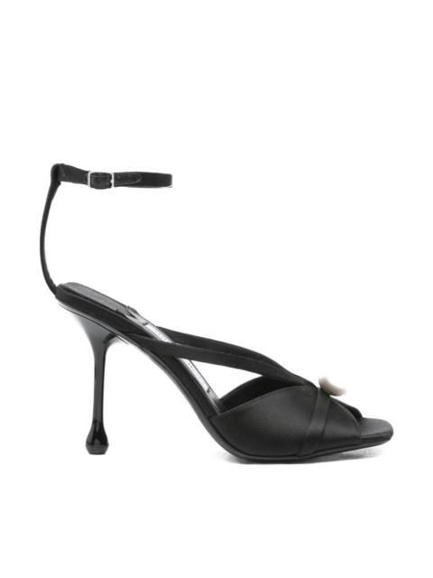 JIMMY CHOO Siva 95 satin sandals