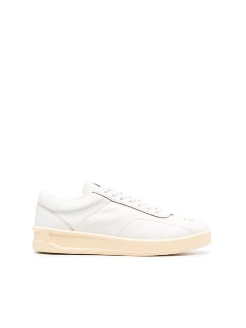 Jil Sander lace-up leather sneakers
