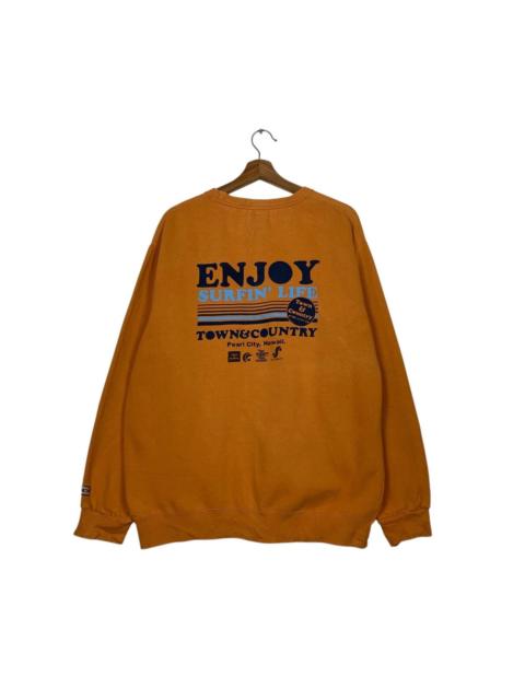 Other Designers Japanese Brand - TOWN & COUNTRY Enjoy Surfin Life Sweatshirt #2394-C107