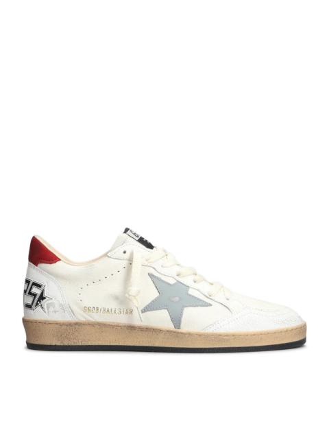 Golden Goose Golden Goose Deluxe Brand Men Ball-Star Sneakers In Hammered And Craquelé Leather