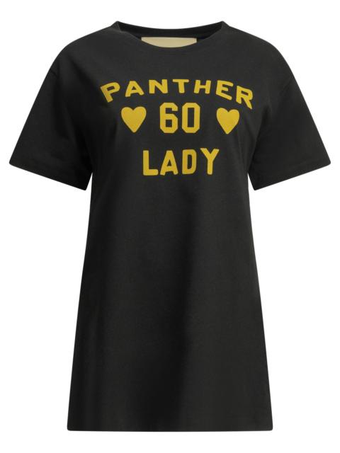 Valentino Valentino Panther Lady Crew-neck T-shirt Black