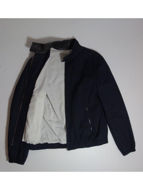 Sandro Leather collar harrington blouson jacket