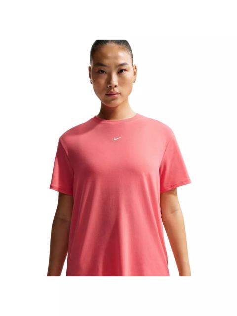 Nike Women's One Relaxed Dri-FIT Short-Sleeve Top -Coral
