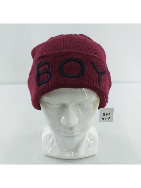 Other Designers Japanese Brand - Boy Spell Out Snow Cap Beanie Hat -BN014