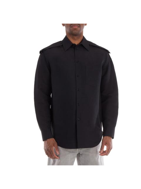 Burberry Burberry Long Sleeve Knight-Hardware Printed Shirt