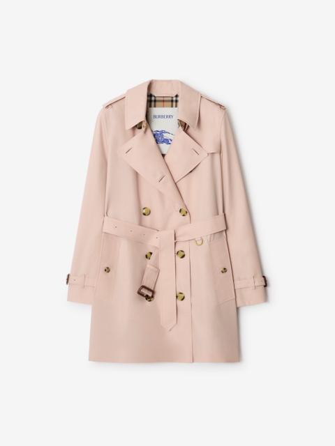 Burberry Short Tropical Gabardine Kensington Trench Coat