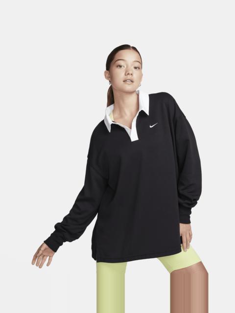 Nike Women's Nike Sportswear Essential Oversized Long-Sleeve Polo