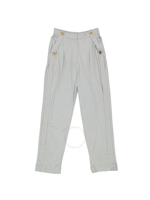 Burberry Burberry Ladies Heather Melange Jersey Tailored Trousers