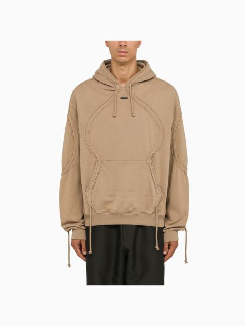 BLUEMARBLE Beige cotton hoodie