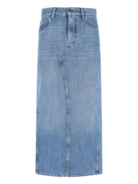 Givenchy DENIM MIDI SKIRT