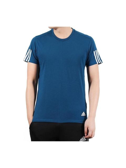 adidas adidas Run It Tee Soft Sports Round Neck Short Sleeve 'Blue' EC3709