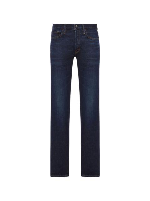 Straight-fit denim jeans