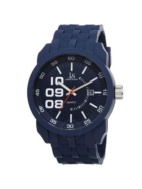 Other Designers Joshua and Sons Classsic Quartz Blue Dial Men's Watch JS63BU