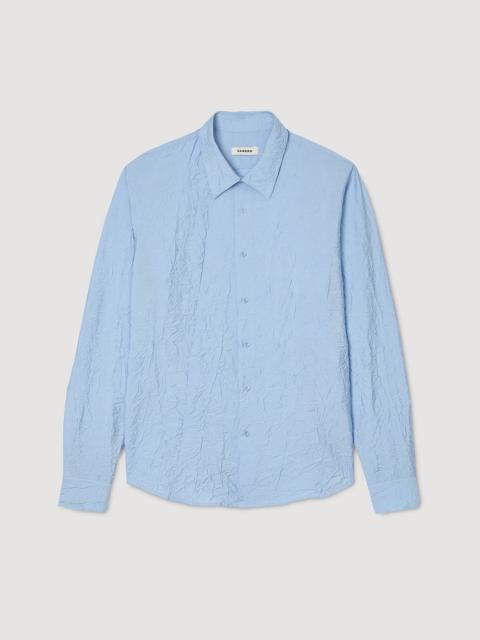 Sandro CRINKLED EFFECT SHIRT