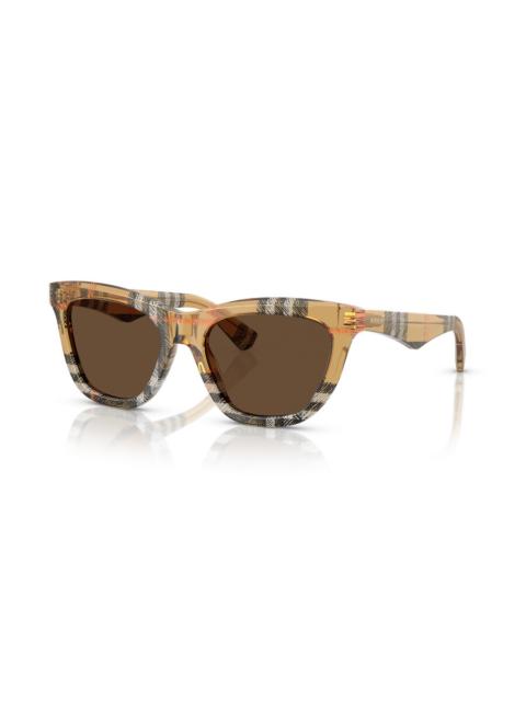 Burberry Burberry Dark Brown Cat Eye Ladies Sunglasses BE4435 414673 53
