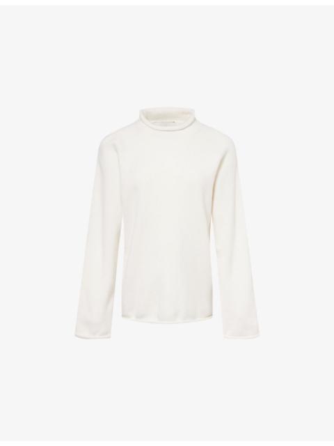 Reformation Reformation x Nara Smith Chamomile Rolled-Trims Wool Jumper