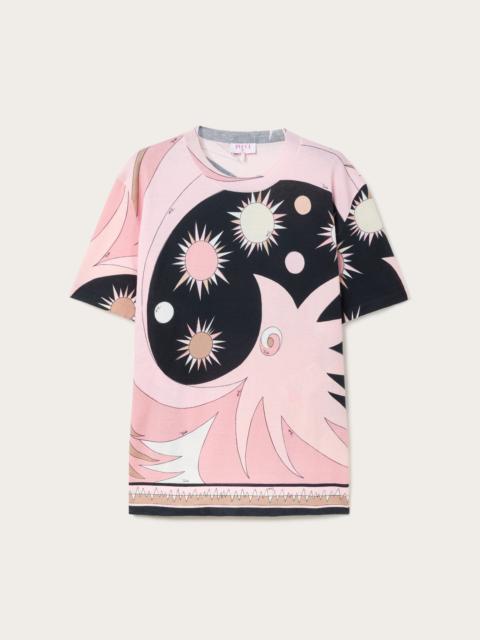PUCCI STELLA PRINT WOOL T-SHIRT