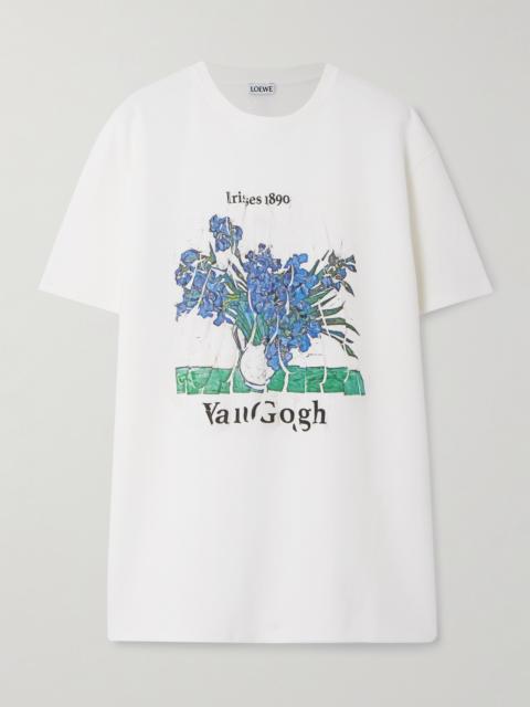 Loewe Printed Cotton-blend Jersey T-shirt