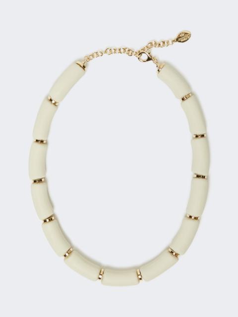 WEEKEND Max Mara BRIANZA Leather choker necklace